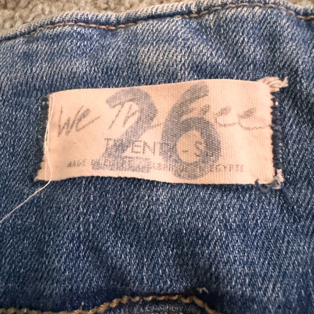 Free People Classic Blue Denim Pants